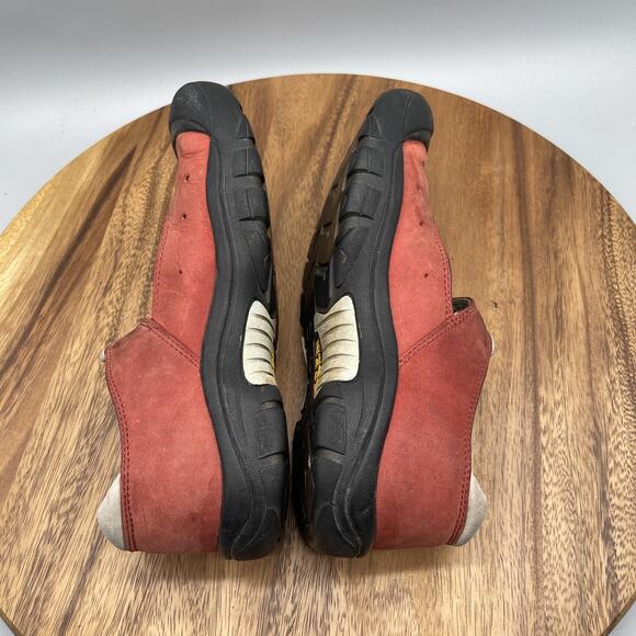 Keen Mary Jane Shoes Womens 6 Red Nubuck Leather Rubber Toe Cap Strap Comfort - Picture 6 of 8